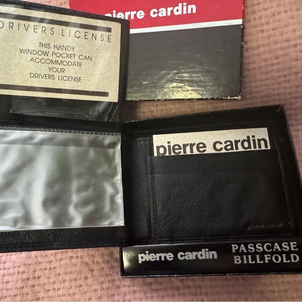 Never used Vintage Pierre Cardin Black Key and Card Holder